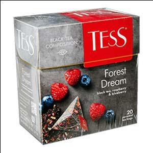 TESS Forest Dream черный чай в пирамидках 20x1.8гр.