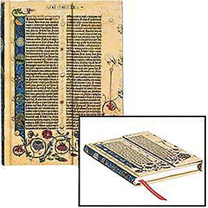 Записная книжка Gutenberg Bible, Genesis, в линейку 13x18cm, 72 листа