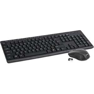 Клавиатура с мышью беспроводные OKM071B ENG чёрные  Omega