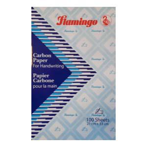 Копировальная бумага A4/100 листов, синяя Flamingo