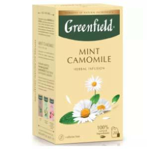 Чай травяной GREENFIELD Мята Ромашка 20х1,5г.