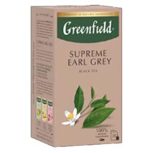 GREENFIELD Supreme Earl Grey melnā tēja 20x2g.