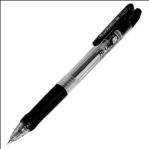 Pildspalva lodīšu HI-LINE 0.7mm melna BP-8106