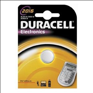 Baterija CR2016 3V DURACELL 2016 DL2016