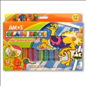Витражные краски AMOS 9+2 цветов