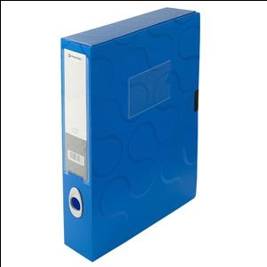 Коробка для документов A4/55мм Panta Plast Omega синяя