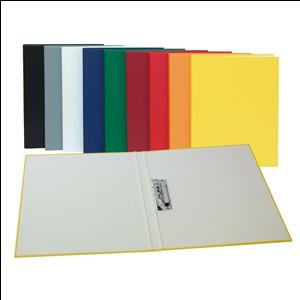 Mape A4 ar piespiedēju,  kartona/PVC zila