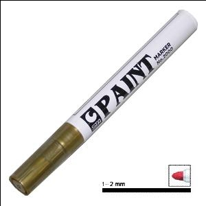 Perman.marķieris PAINT zelts,  1-2mm,  PAINT 2000-7