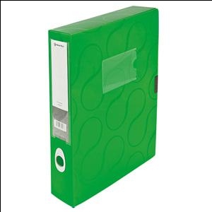 Kārba dokumentiem A4/55mm Omega,  Panta Plast,  zaļa