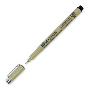 Pildspalva SAKURA MICRON rasēšanai 02 (līnija 0.30mm) melna