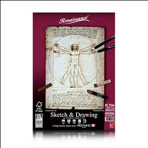 Альбом Sketch&amp;Drawing R704, A5/60 листов, 90г/м2 Renaissance MSTA155353