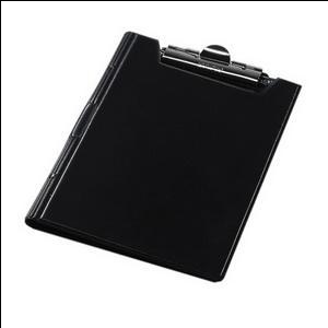 Папка-планшет A5 с верхней крышкой Panta Plast Focus чёрная