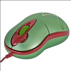 Мышь оптическая GOE-6DE USB Mini зелёная