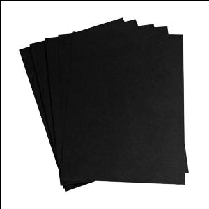 Бумага 225г/м2 A4/25 листов чёрная
