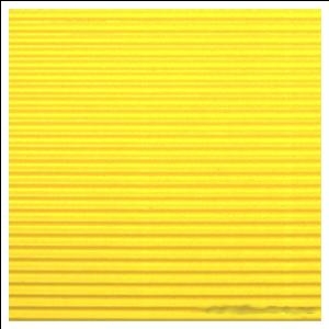 Gofrēts kartons 500x700mm tumši dzeltens,  1 loksne