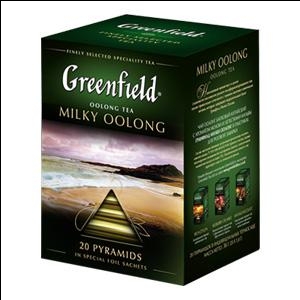 GREENFIELD Milky Oolong tēja piramīdās 20x1.8g.