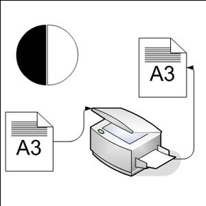 Черно-белые ксерокопии А3, 80г/м2
