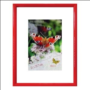 Fotorāmis 21x30 plastikāta sarkana Fotorāmis 21x30 plastikāta sarkana