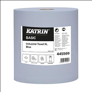 Industriālais papīrs Basic XL Blue, 360m, 1slānis, Katrin Industriālais papīrs Basic XL Blue, 360m, 1slānis, Katrin
