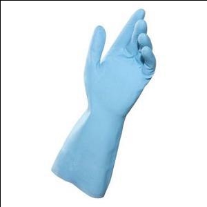 Перчатки латексные N10 VITAL-ECO светло синие