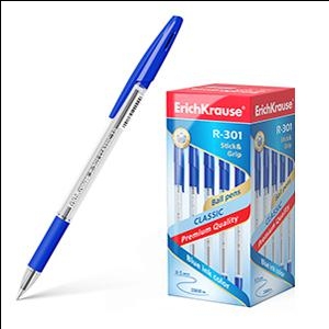 Pildspalva lodīšu R-301 Classic Stick&amp;Grip ErichKrause,  zila