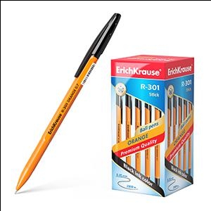 Pildspalva lodīšu R-301 Orange Stick melna ErichKrause
