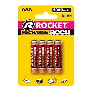 Akumulatori AAA 1000mAh 1.2V Ni-MH 4gab.Rocket Akumulatori AAA 1000mAh 1.2V Ni-MH 4gab.Rocket