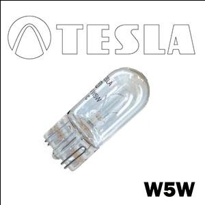 Автомобильная лампа галогенная  W5W  12V  W2.1x9.5d  TESLA В65201