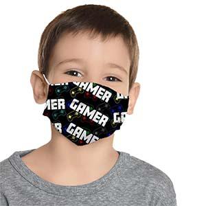 Bērnu sejas maska 100% kokvilna GAMER Omega Bērnu sejas maska 100% kokvilna GAMER Omega