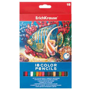 Цветные карандаши Erich Krause 18 цветов