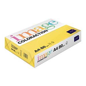 Бумага Image Coloraction A4 80г/м2 500листов, Canary/желтый
