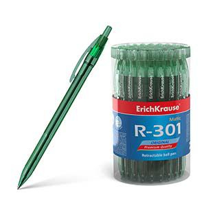 Ручка шариковая R-301 Original Matic автоматическая, зеленая