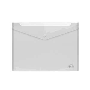 Папка- конверт с кнопкой А4 прозрачная
