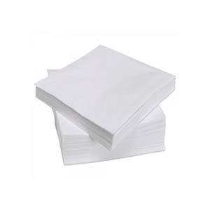 Салфетки бумажные 24x24см, 1 слойные  400шт. белые