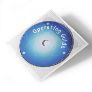 Самоклеющиеся карманы для CD/DVD DURABLE, 10 шт.