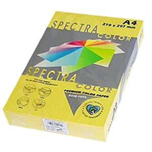 Бумага цветная А4 160г/250листов Yellow IT 160 Spectra