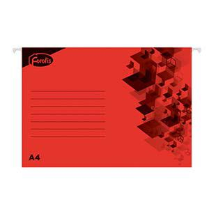 Папка подвесная для картотек Forofiss A4 красная