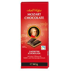 Tumša šokolāde Mozart 143gr