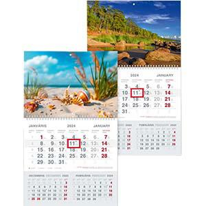 Настенный календарь SHORT 1 месяц MOS62012 2024 год