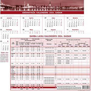 Бухгалтерский календарь А4 MOS62023 2024 год