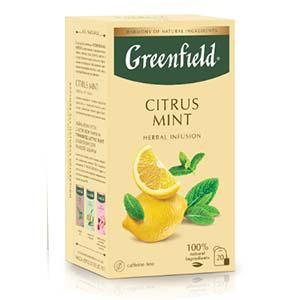 GREENFIELD Citrus Mint травяной чай 20х1,5г