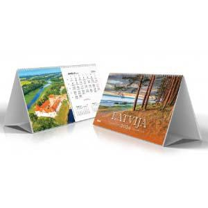 Galda kalendārs DESK-Latvija 2024g.Timer