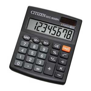 Калькулятор CITIZEN SDC - 805BN