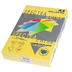 Бумага цветная А4 120г/250листов Yellow IT 160 Spectra
