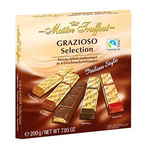 Комплект шоколадок Grazioso 16шт. x 12.5гр GU06714