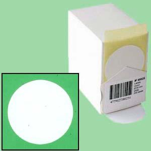 Белые нотариальные наклейки диаметр - 50мм/200 наклеек в рулоне