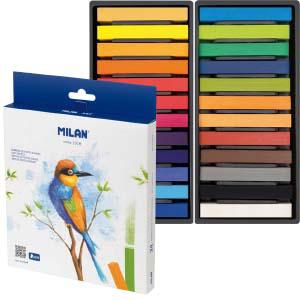 Мелки масляные пастельные SOFT PASTELS 24 цвета, Milan