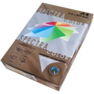 Цветная бумага A4 80г. 500 листов Chocolate IT43A коричневая Spectra