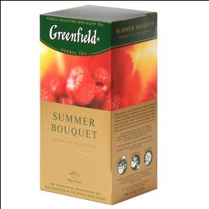 Чай GREENFIELD Summer Bouquet травяной, 25 пакетиков по 2г.