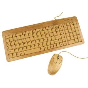 Клавиатура с мышью EG-KBM-001 USB Energenie изготовлены из бамбука